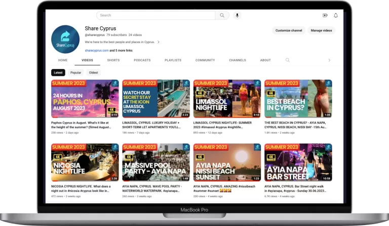 Cyprus on YouTube