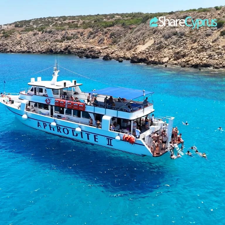 On board the Aphrodite II Lazy Day Cruise from Ayia Napa - Original photos from Share Cyprus