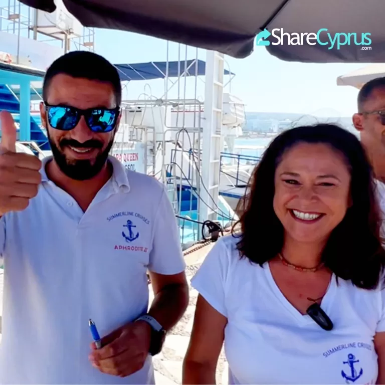 On board the Aphrodite II Lazy Day Cruise from Ayia Napa - Original photos from Share Cyprus