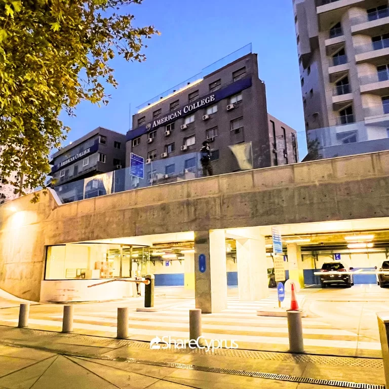 Underground parking at Eleftheria Square - the best option when visiting Seline.